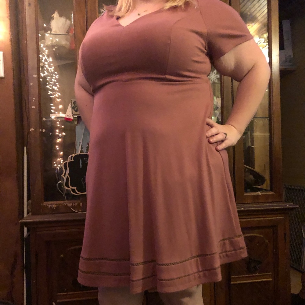1X or size 16 purple dress, Mary bell